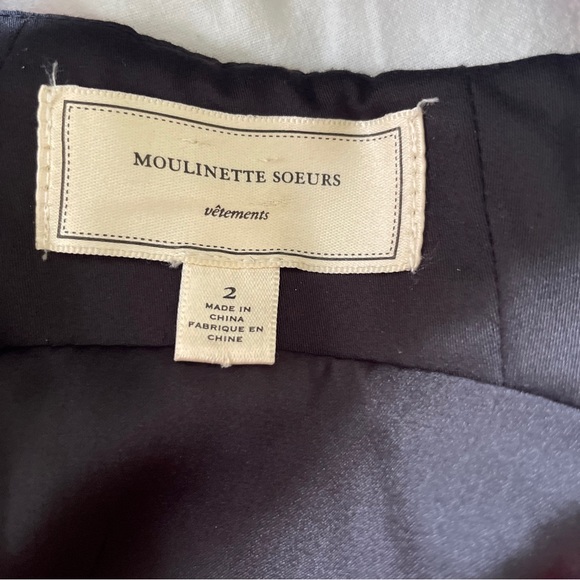 Anthropologie Moulinette Soeurs - Textured Fit Flare Dress with Pockets size 2 - Picture 4 of 6